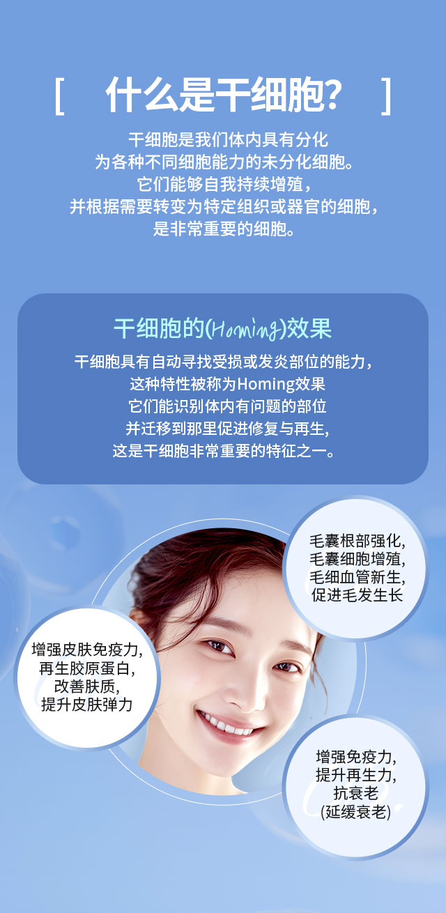 什么是干细胞?干细胞是我们体内具有分化为各种不同细胞能力的未分化细胞。它们能够自我持续增殖,并根据需要转变为特定组织或器官的细胞,是非常重要的细胞。